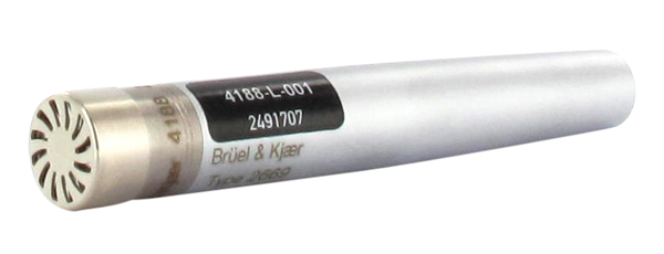 4188-L-001型  帶2669-L型前置放大器的?英寸自由場傳聲器,8 HZ 至 12.5 KHZ,預極化