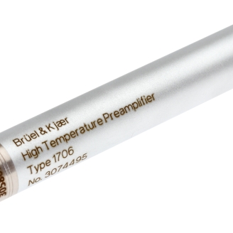 HBK 4966-H-041 型  配備CCLD前置放大器和BNC接頭的?英寸預極化自由場傳聲器, 可在高達125°C的溫度下運行