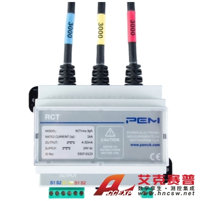 PEM RCTrms-3ph系列羅氏線圈 工業電流探頭傳感器 可永久安裝