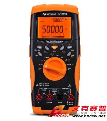 keysight是德 U1251B 手持式數字萬用表，4位半，基礎型