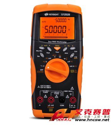 keysight是德 U1252B 手持式數字萬用表,4位半